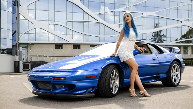 Обои картинки фото автомобили, -авто с девушками, lotus, esprit, вероника, блудницкая