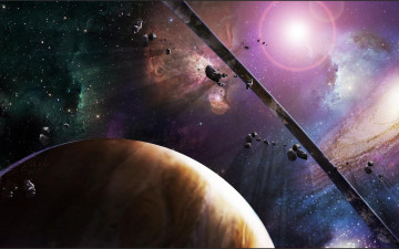 Картинка видео+игры halo +combat+evolved планеты астероиды свет космос