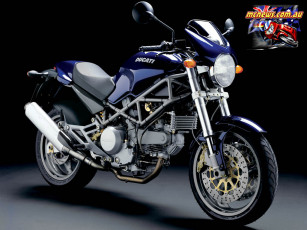 Картинка ducati monster 800s blue мотоциклы
