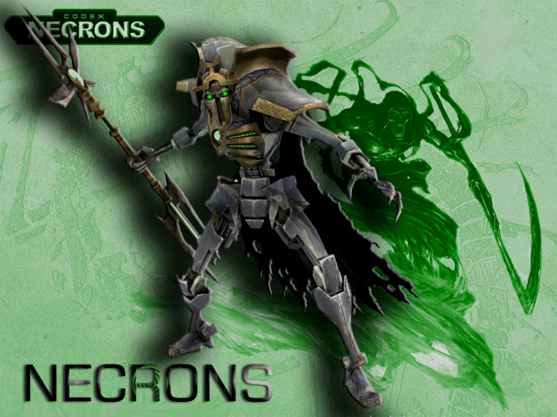 Обои картинки фото necron, king, видео, игры, warhammer, 40, 000, dawn, of, war, dark, crusade