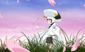 Картинка аниме katekyo+hitman+reborn трава головной убор небо девушка аркоболено