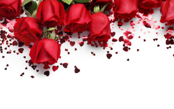 Картинка праздничные день+святого+валентина +сердечки +любовь valentines day roses розы красные сердце