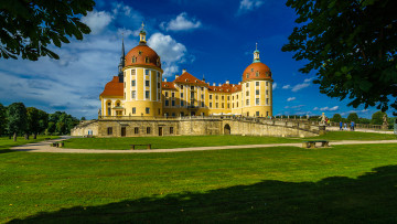 обоя moritzburg castle, города, замки германии, замок