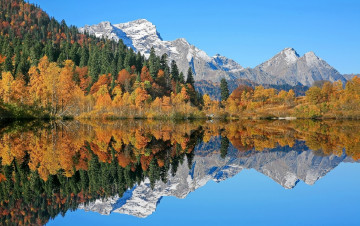 Картинка природа реки озера красная поляна кавказ отражение озеро никишин евгений кардывач горы лес
