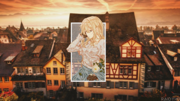 обоя аниме, violet evergarden, violet, evergarden