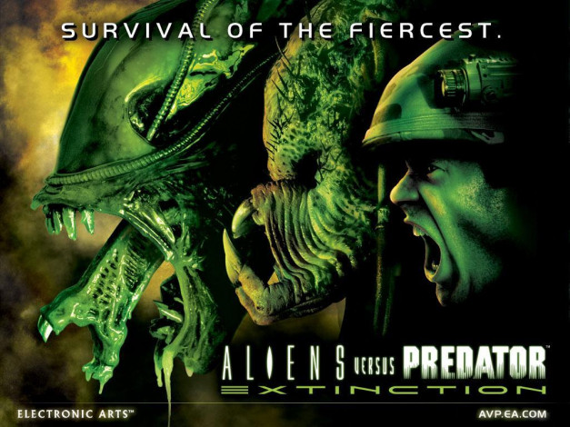 Обои картинки фото alien, vs, predator, видео, игры, aliens