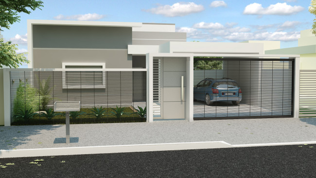 Обои картинки фото 3д графика, architecture , архитектура, облака, гараж, дом, автомобиль