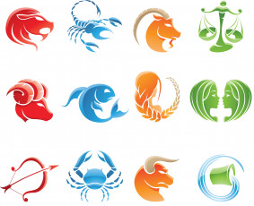 Картинка разное знаки+зодиака символы знаки зодиака