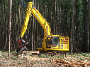 обоя техника, экскаваторы, komatsu