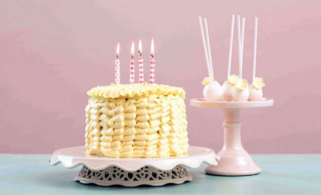 Обои картинки фото еда, торты, лакомство, торт, свечи