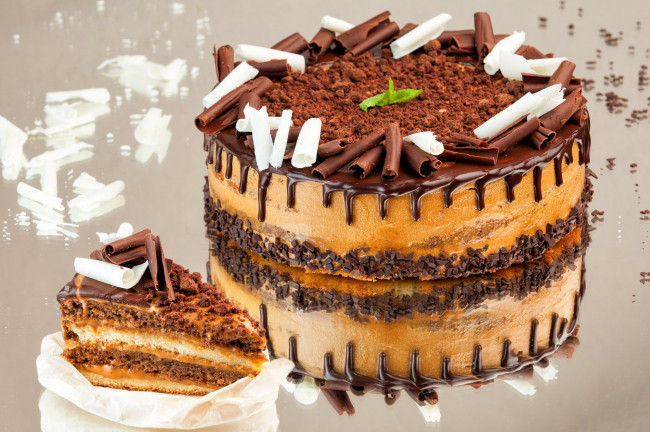 Обои картинки фото еда, торты, шоколад, торт, лакомство