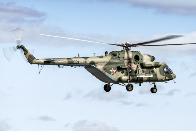Обои картинки фото mi-8mtv-5, авиация, вертолёты, вертушка