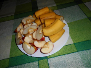 Картинка еда яблоки бананы
