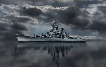 Картинка uss+new+jersey корабли крейсеры +линкоры +эсминцы вмф