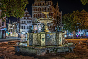 Картинка города -+фонтаны фонтан