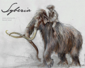 Картинка syberia видео игры мамонт