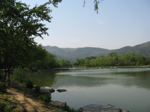 Картинка природа реки озера река деревья горы