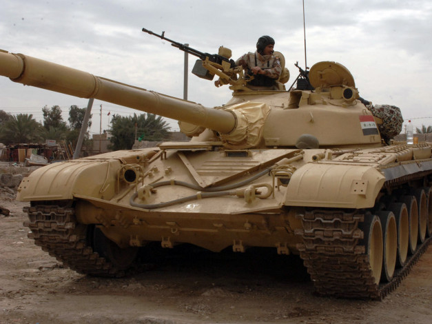 Обои картинки фото танк, 64, иракских, вс, техника, военная, солдат