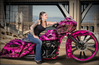 Картинка мотоциклы мото девушкой moto