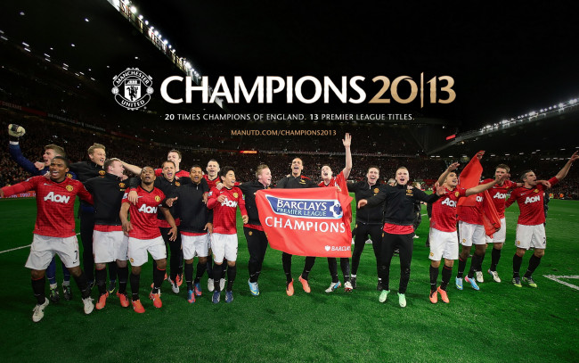 Обои картинки фото спорт, футбол, 2012-2013, manchester, united
