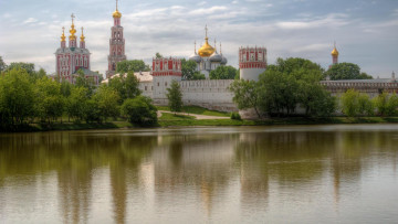 Картинка города -+православные+церкви +монастыри богородице-смоленский монастырь москва новодевичий