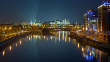 Картинка города москва+ россия москва москва-река московский кремль