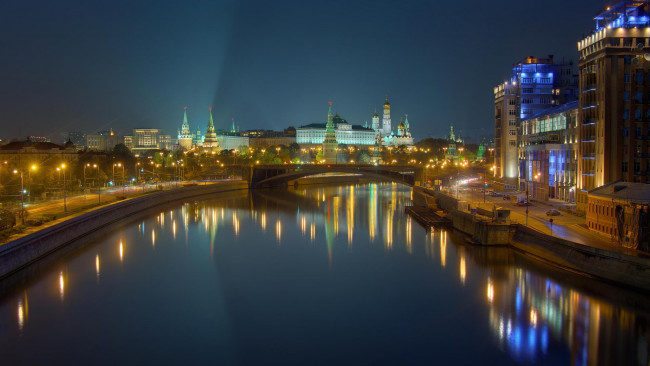 Обои картинки фото города, москва , россия, москва, москва-река, московский, кремль