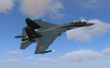 Картинка су-35 авиация боевые+самолёты cу35 cухой реактивный истребитель военная ввс россии