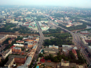 Картинка город омск высоты птичьего полета города