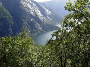 обоя природа, горы, eidfjord, хордаланн, норвегия