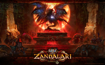 Картинка world of warcraft cataclysm rise the zandalari видео игры дракон шаман жертвоприношение орки