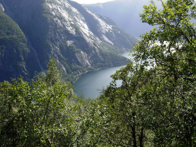 Обои картинки фото природа, горы, eidfjord, хордаланн, норвегия