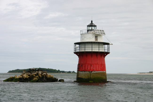 Обои картинки фото природа, маяки, island, harbor, duxbury, pier, lighthouse, plymouth, usa