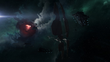 Картинка фэнтези космические+корабли +звездолеты +станции дыра черная звезды корабли космические иной мир космос