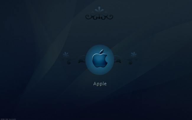 Обои картинки фото компьютеры, apple, яблоко, фон, логотип