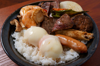 Картинка еда вторые+блюда мясо рис