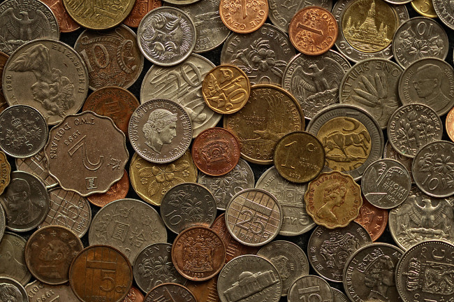 Обои картинки фото разное, золото,  купюры,  монеты, монеты, деньги, макро, текстура