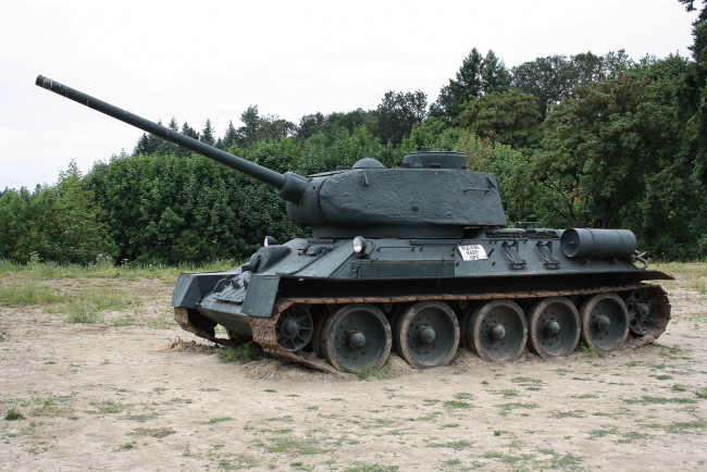 Обои картинки фото техника, военная техника, танк, средний, советский, т-34-85