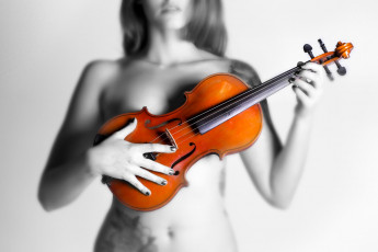 Картинка музыка -музыкальные+инструменты скрипка девушка