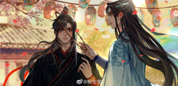 Картинка аниме mo+dao+zu+shi вэй усянь лань ванцзи кольцо