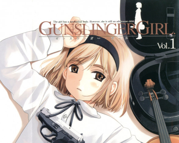 Обои картинки фото gunslingergirl, аниме, gun, slinger, girl