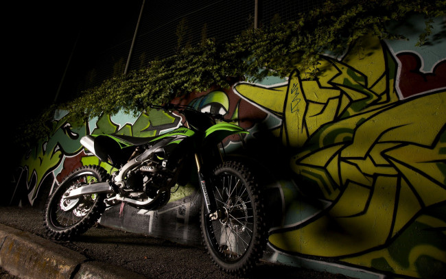 Обои картинки фото 2009, kawasaki, kx250f, мотоциклы