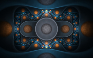 Картинка 3д графика fractal фракталы ромбы квадраты