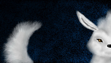 Картинка рисованные животные глаз белый пушистый