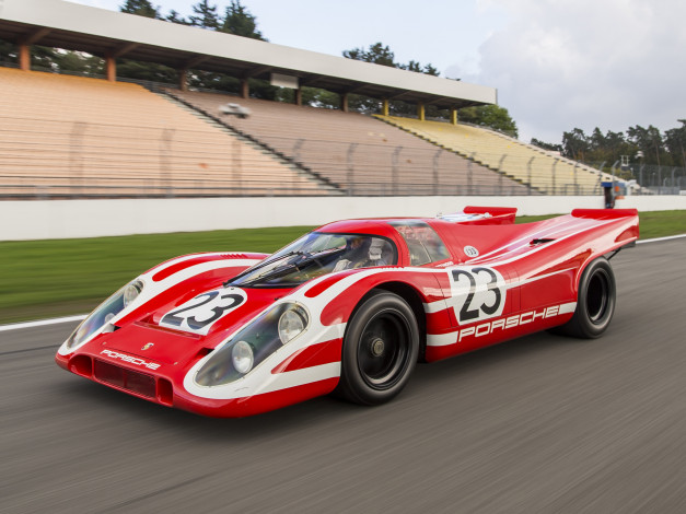 Обои картинки фото спорт, формула 1, скорость, гонка, красный, 917k, porsche