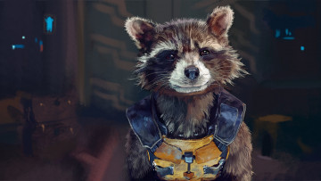 Картинка рисованное кино rocket guardians of the galaxy raccoon енот