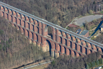 Картинка города -+мосты акведук нечкау саксония германия