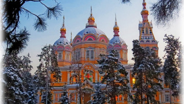 Картинка города -+православные+церкви +монастыри снег зима храм собор