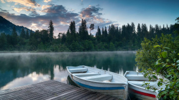 Картинка корабли лодки +шлюпки switzerland деревья додки озеро lake cresta