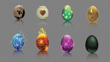 Картинка 3д+графика праздники+ holidays пасха яйца